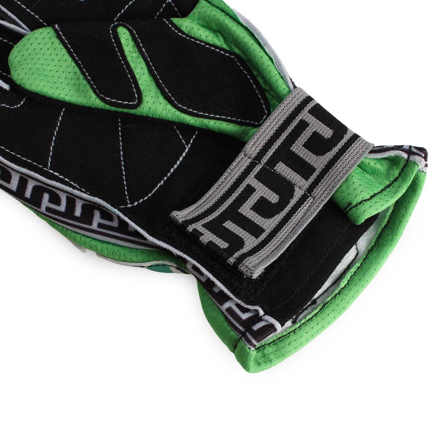 Green Flame 90s Gloves - JT Racing USA