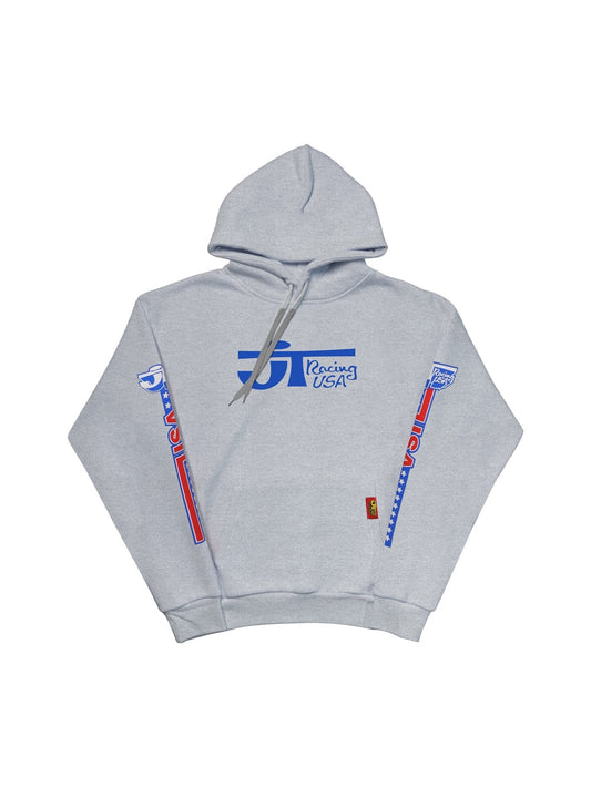 Heritage Hoodie (20oz Heavy) - Grey - JT Racing USA