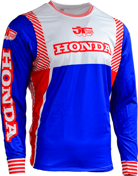 Honda Retro Stripes Jersey – Blue/Red - JT Racing USA