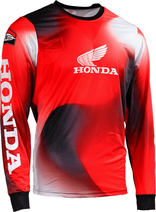 Honda Wing Fade Jersey – Red/Black - JT Racing USA