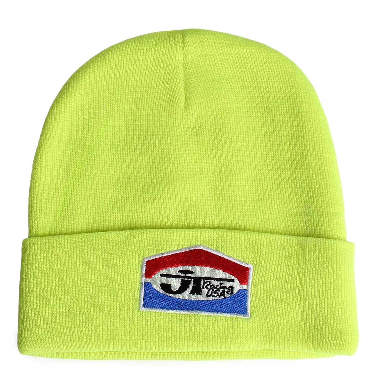 JT Barn Logo Beanie - Neon Green - JT Racing USA