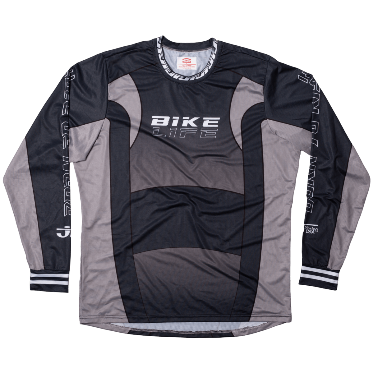 JT Racing Bike Life Jersey - Black and Grey – JT Racing USA