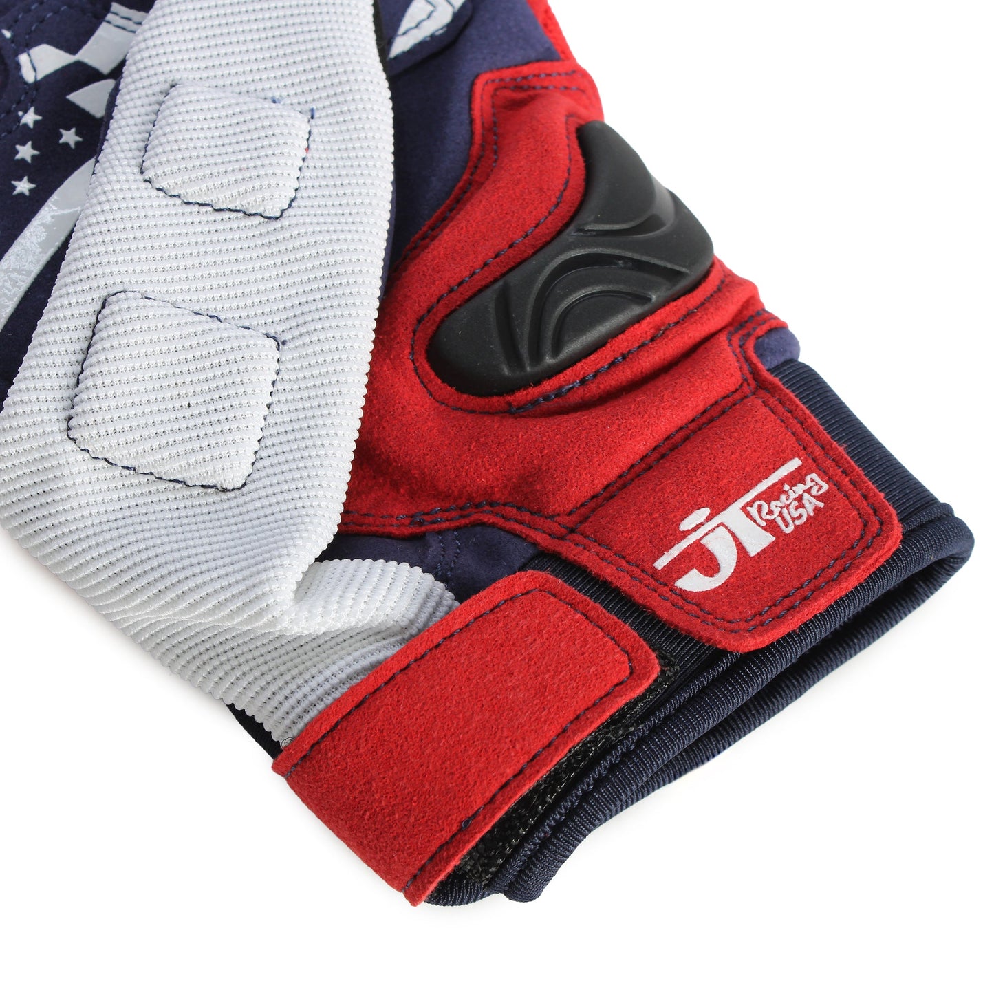 JT Racing Flex-Guard Glove - Red/White/Blue - JT Racing USA