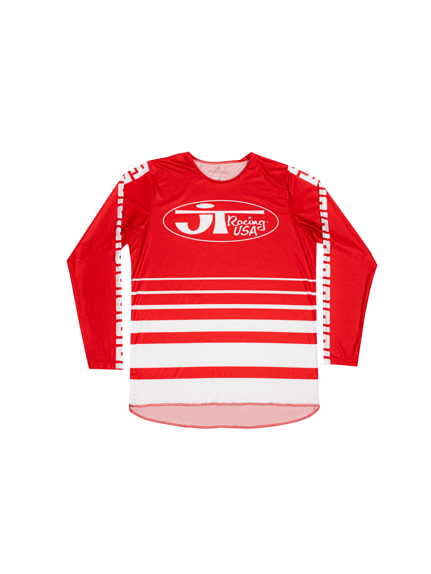 JT Racing Flo - Form Jersey (Red and White) - JT Racing USA