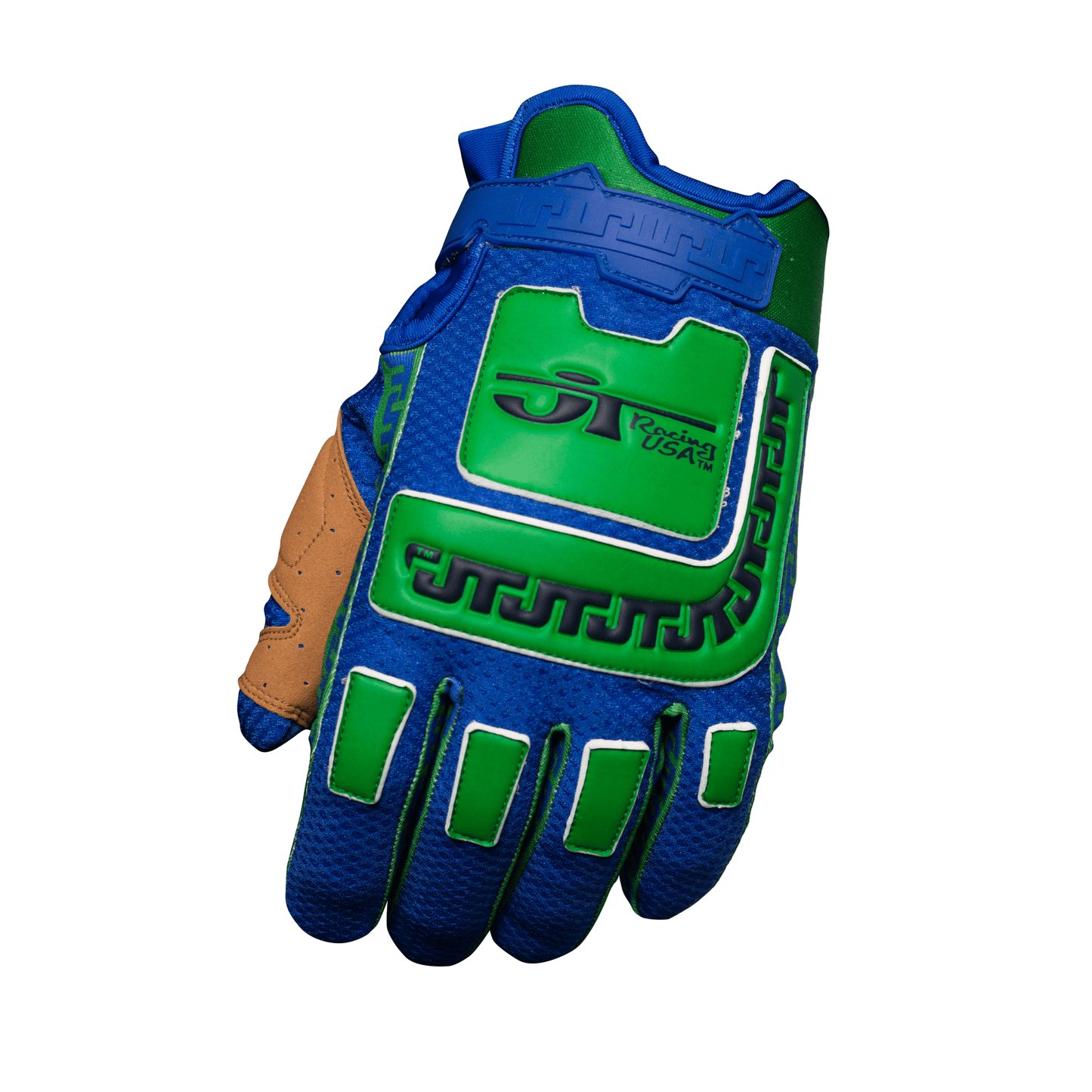 JT Racing Life - Line Glove - Blue/Green - JT Racing USA