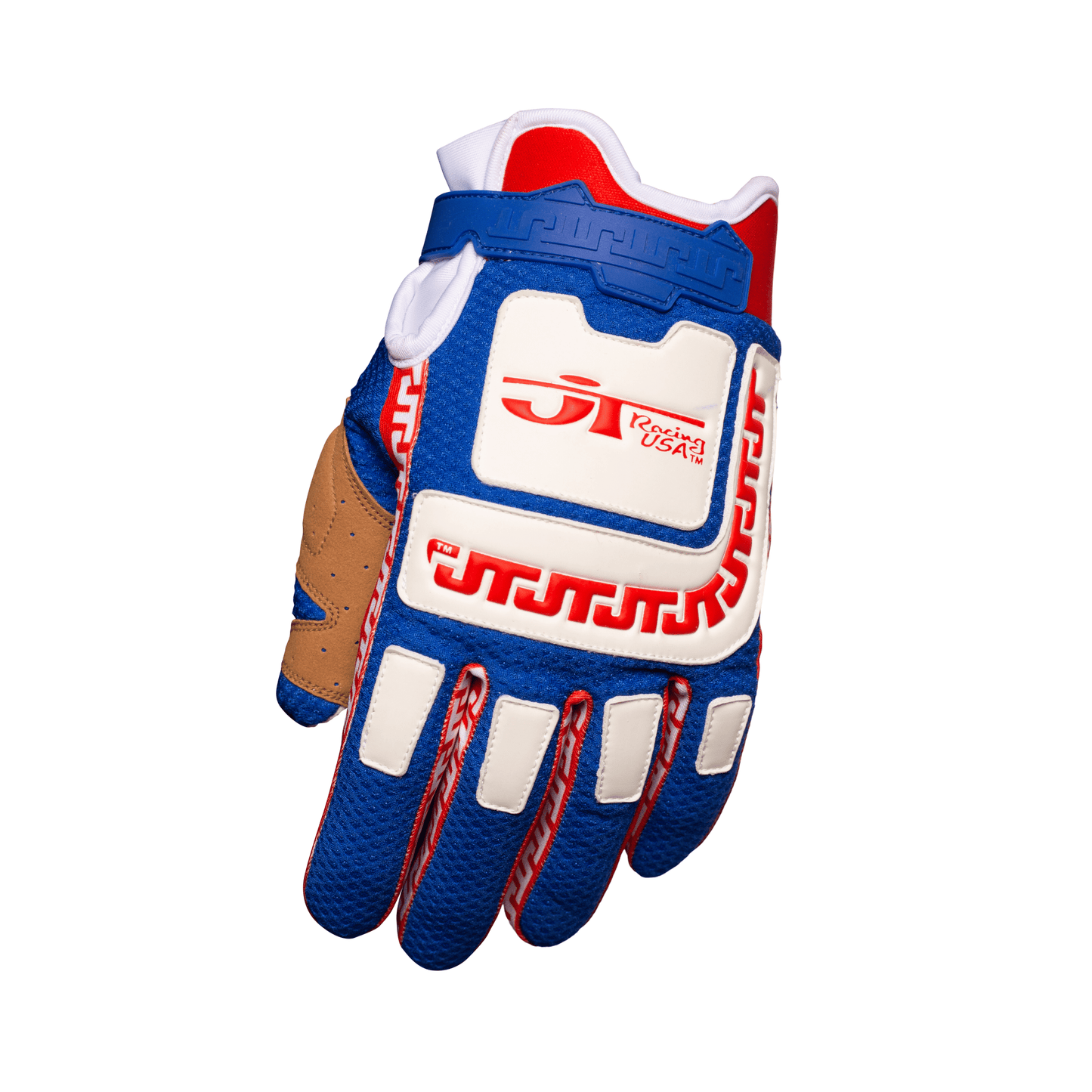 JT Racing Life-Line Glove - Red/White/Blue – JT Racing USA