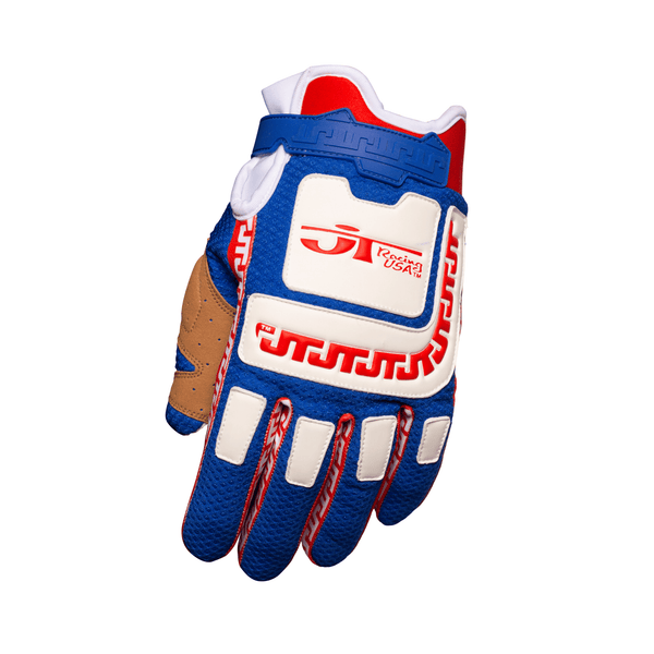 JT Racing Life-Line Glove - Red/White/Blue – JT Racing USA