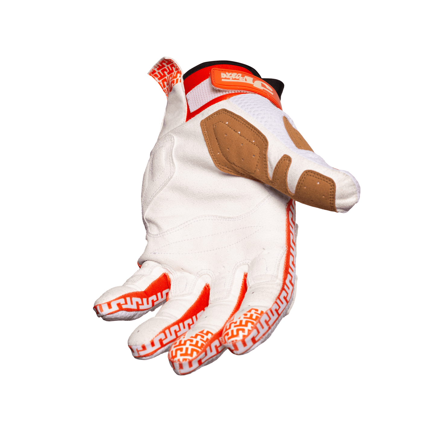 JT Racing Life - Line Glove - White/Orange - JT Racing USA