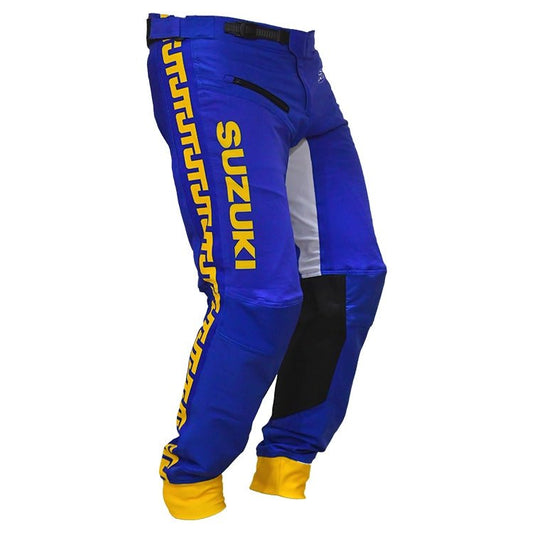 JT Racing Suzuki Team Flo - Form Pants: Blue - JT Racing USA
