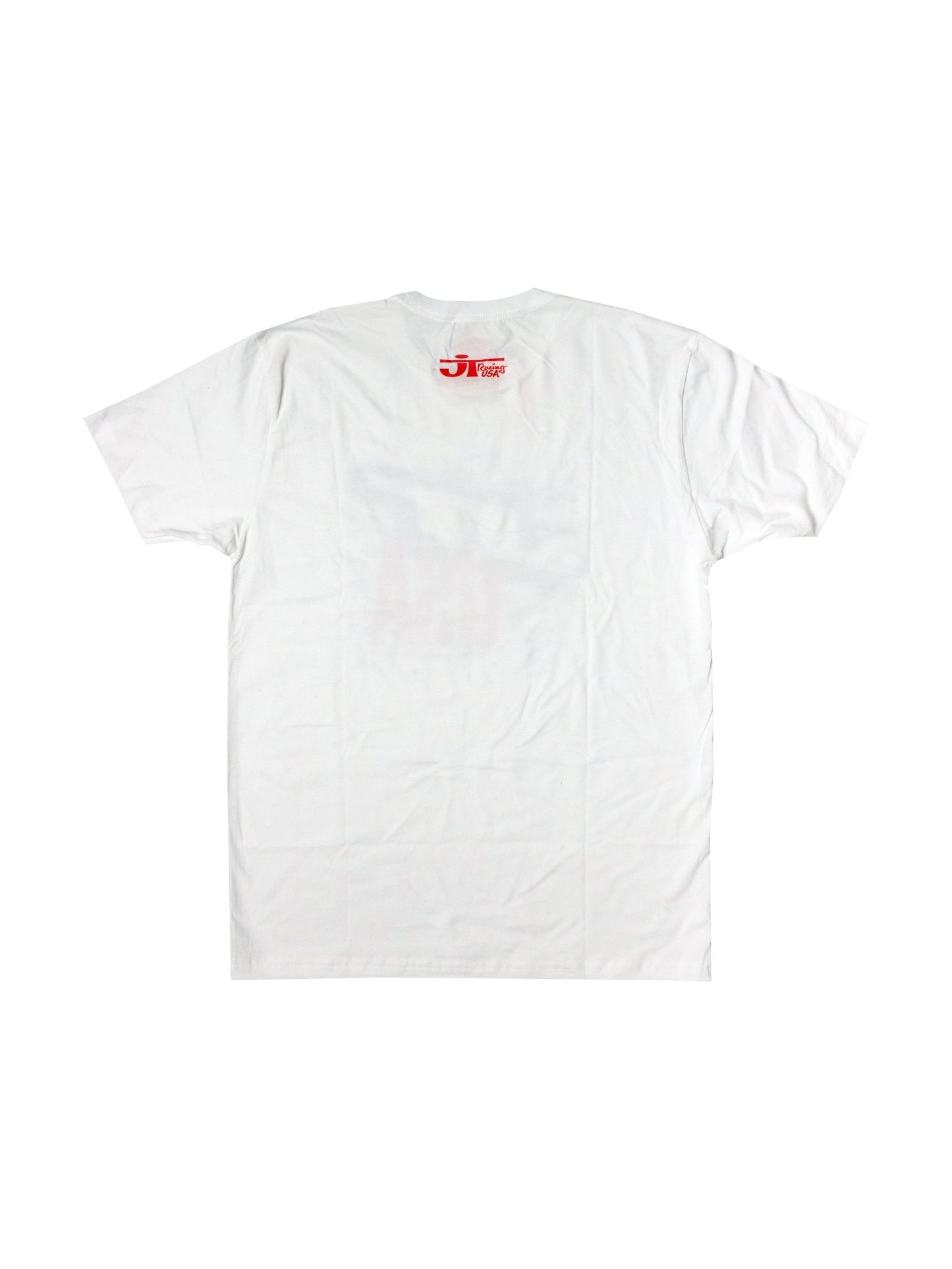 JT Racing Team edge logo t-shirt - White - JT Racing USA