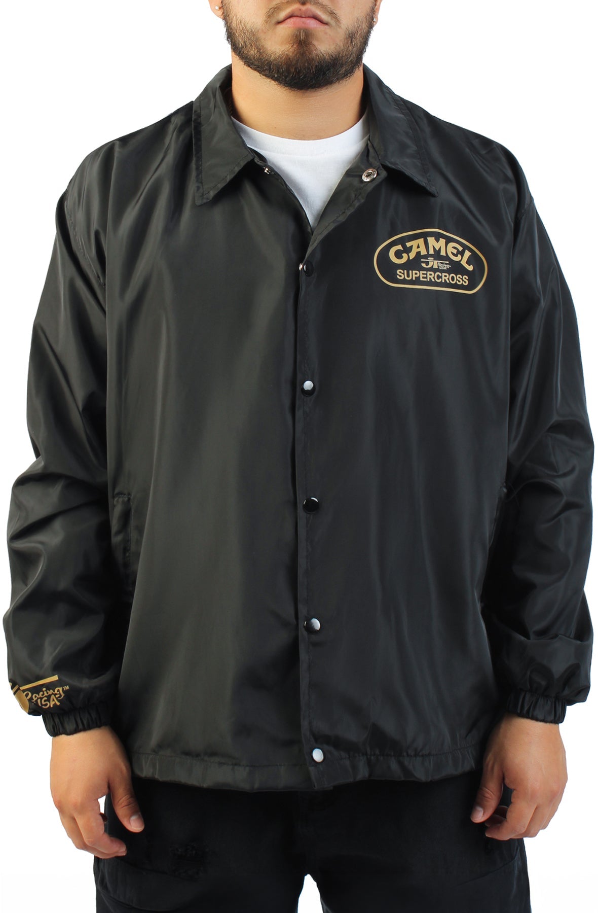 JT Racing x Camel Supercross Coach Jacket - Black - JT Racing USA