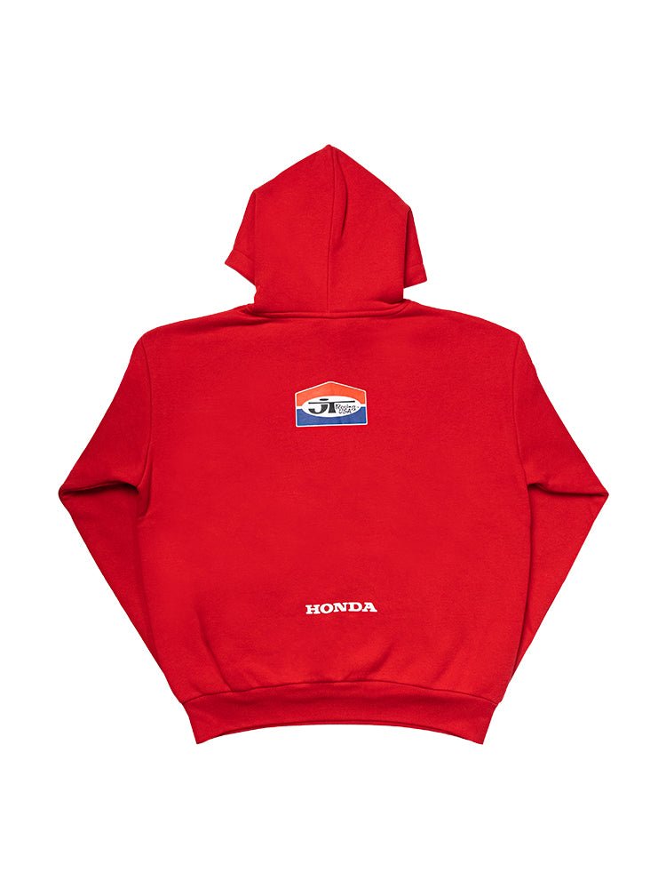 JT Racing x Honda Heritage Hoodie - Red - JT Racing USA