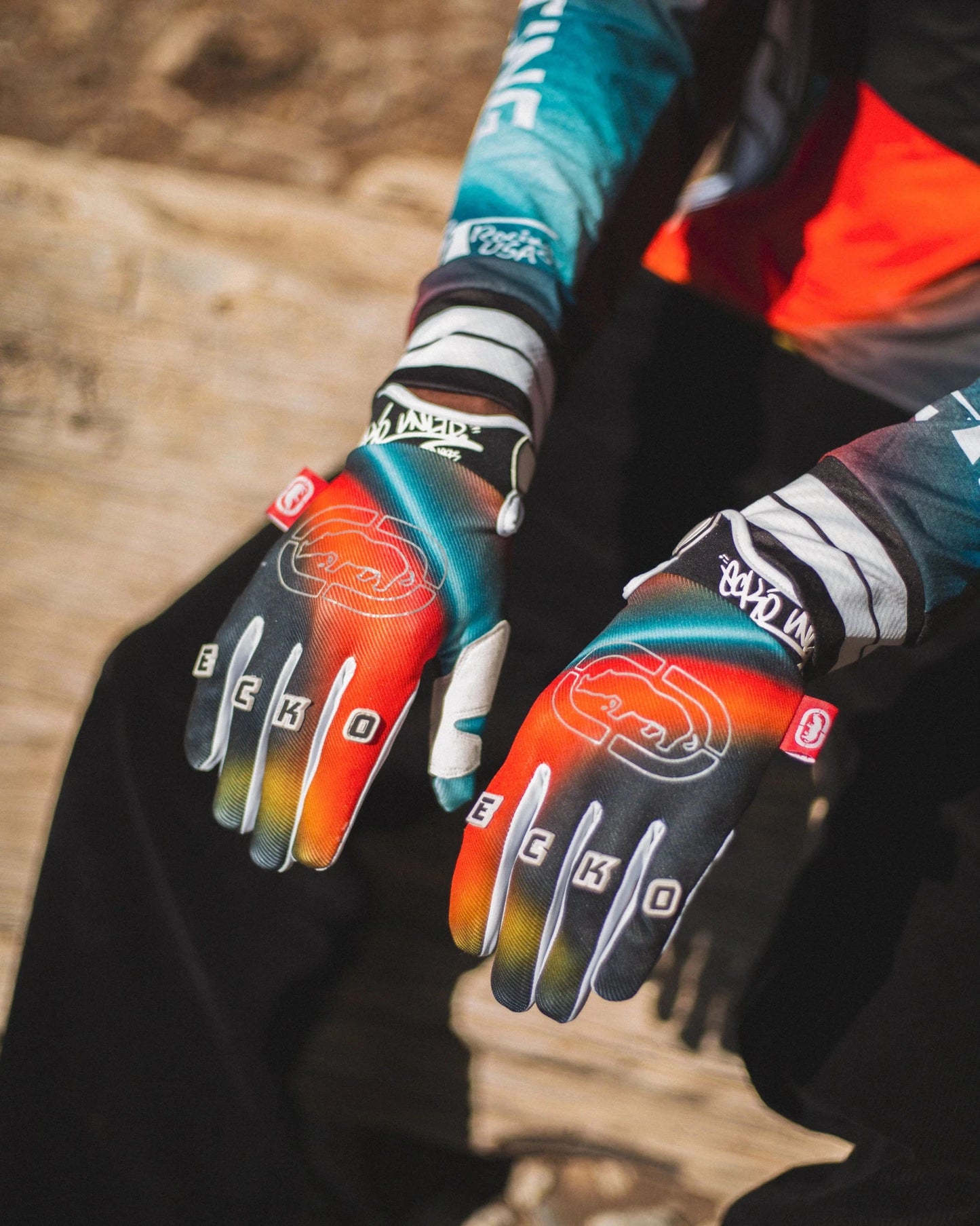 JT x ECKO Color Flare Gloves (Pre-Order) - JT Racing USA