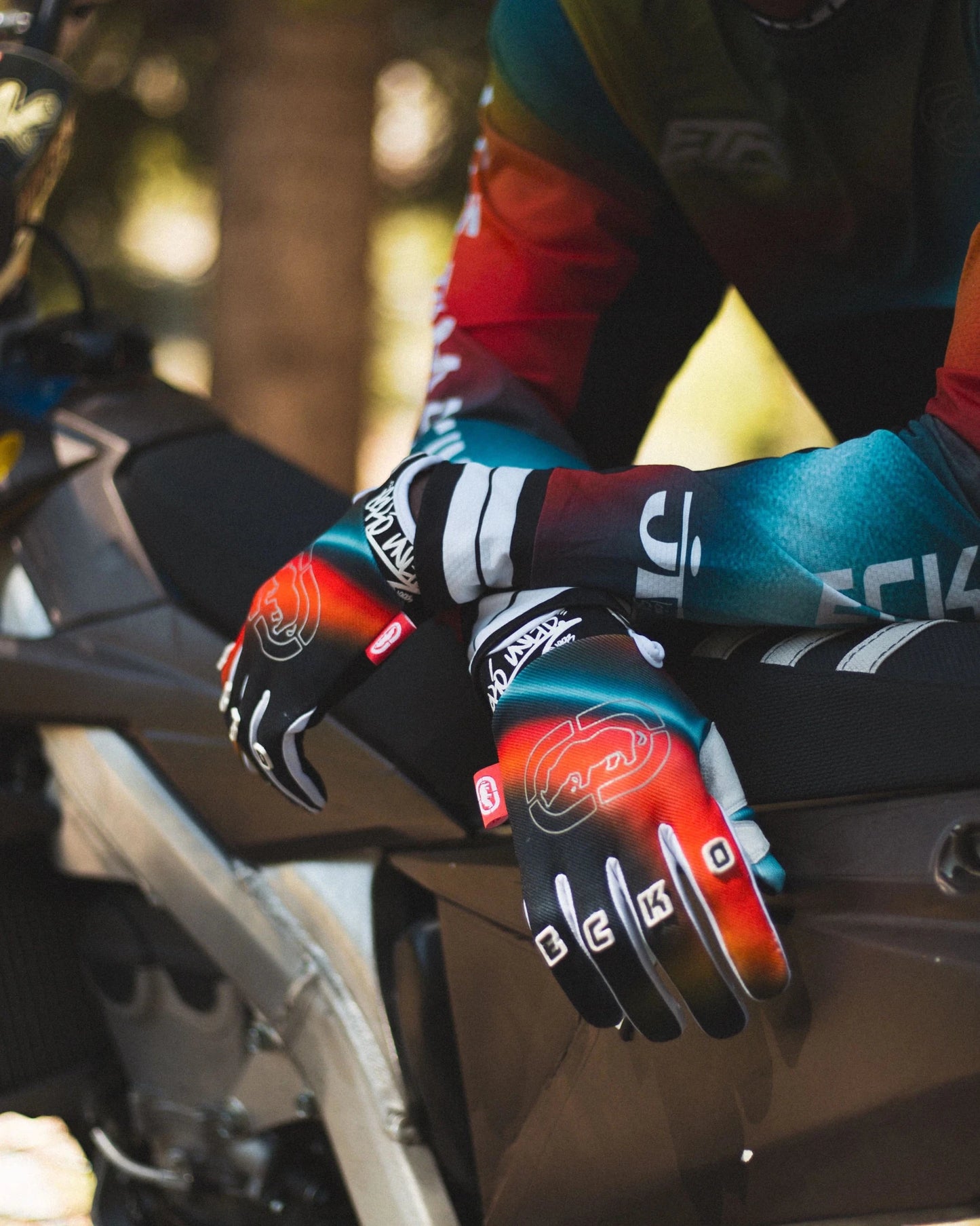 JT x ECKO Color Flare Gloves (Pre-Order) - JT Racing USA