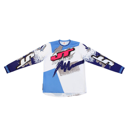 90s Swash Paint Jersey Blue (Blue, Pink, Gray)