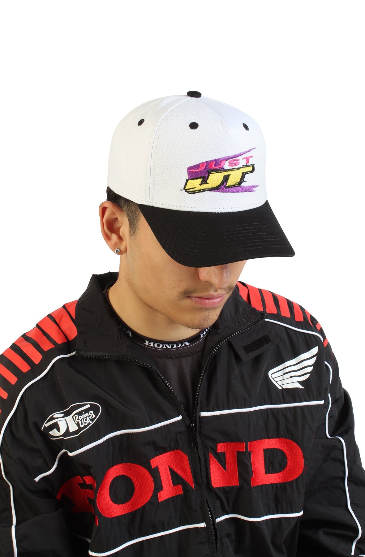 JUST JT Snapback - White - JT Racing USA