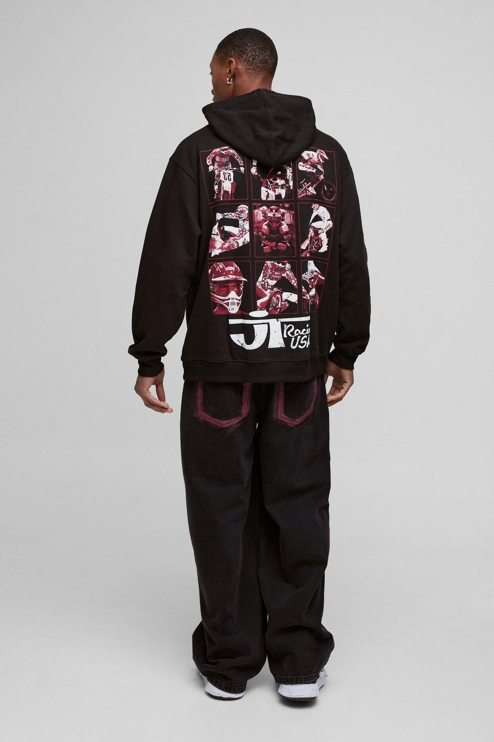Oversize JT Racing Vintage Hoodie - JT Racing USA