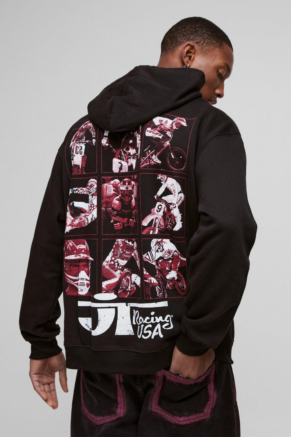 Oversize JT Racing Vintage Hoodie - JT Racing USA
