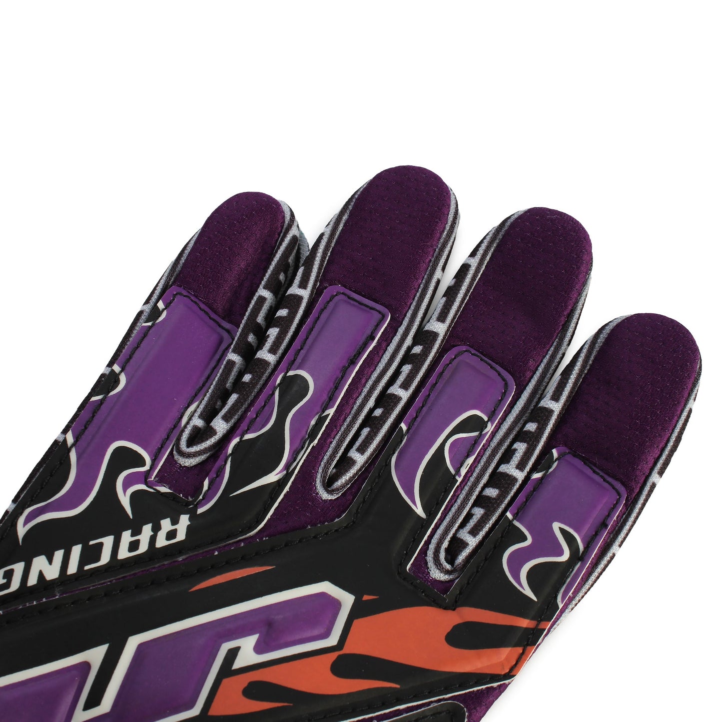 Purple Flame 90s Gloves - JT Racing USA