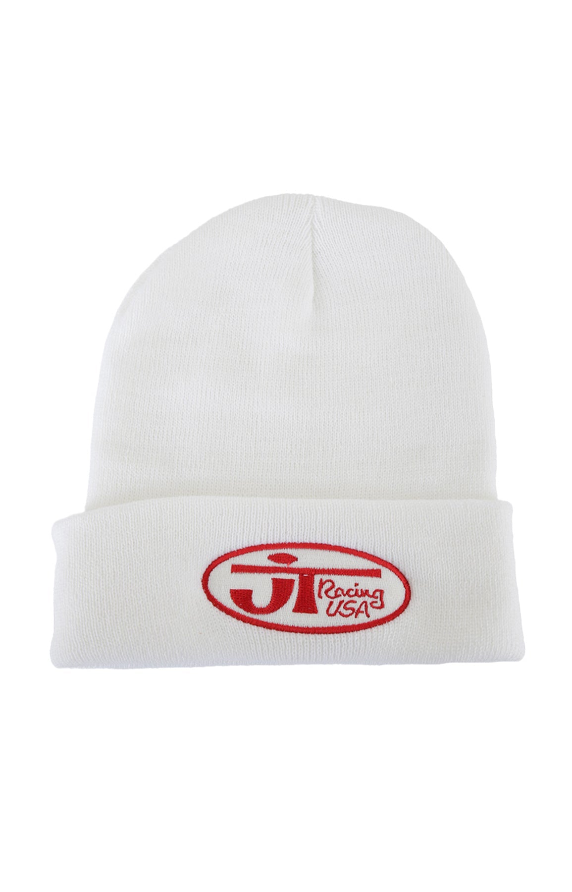 Signature Beanie - White - JT Racing USA
