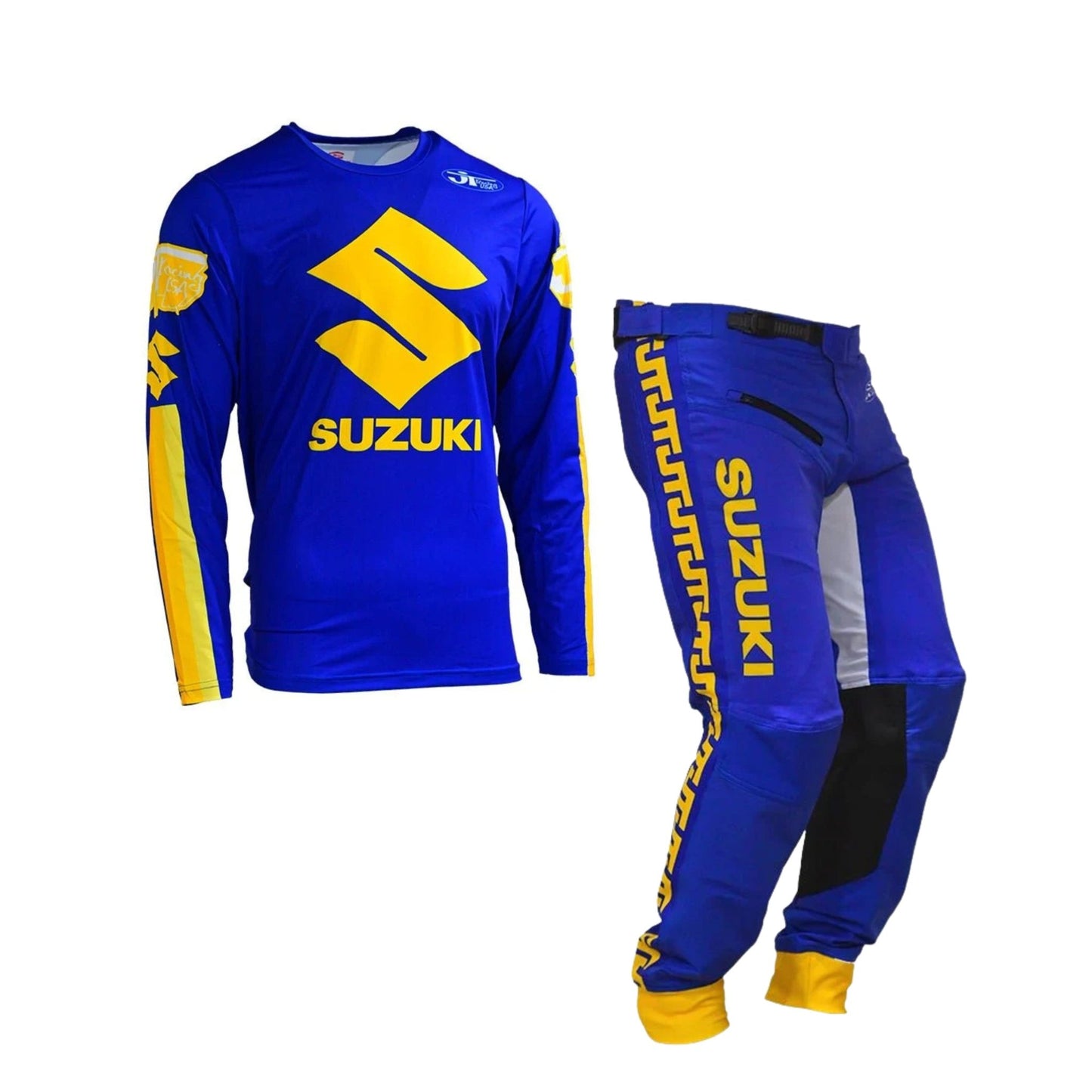 Suzuki Team Jersey & Pants MX Combo - Blue - JT Racing USA