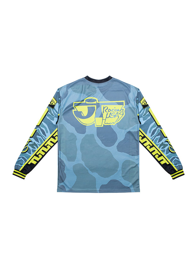 Team 3D Jersey - Black, Neon Green and Camo