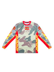Kids Team 3D Jersey - Red, Yellow and Camo
