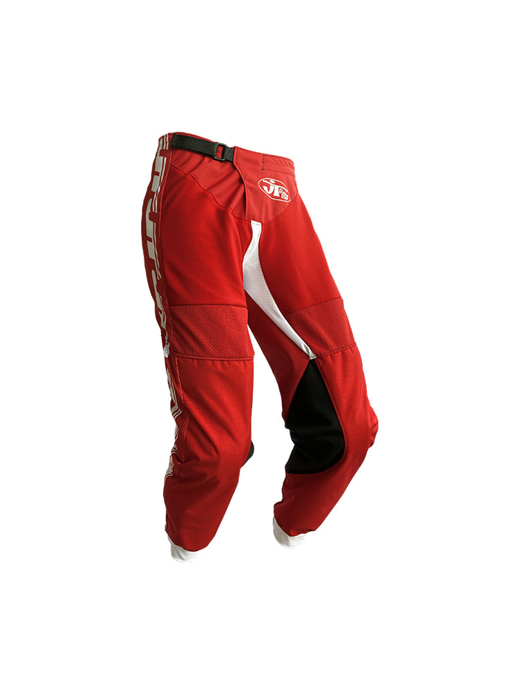 JT Moto Pant - Red and White
