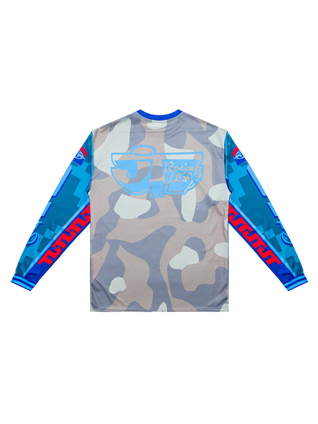 Team 3D Jersey - Blue, Red and Camo