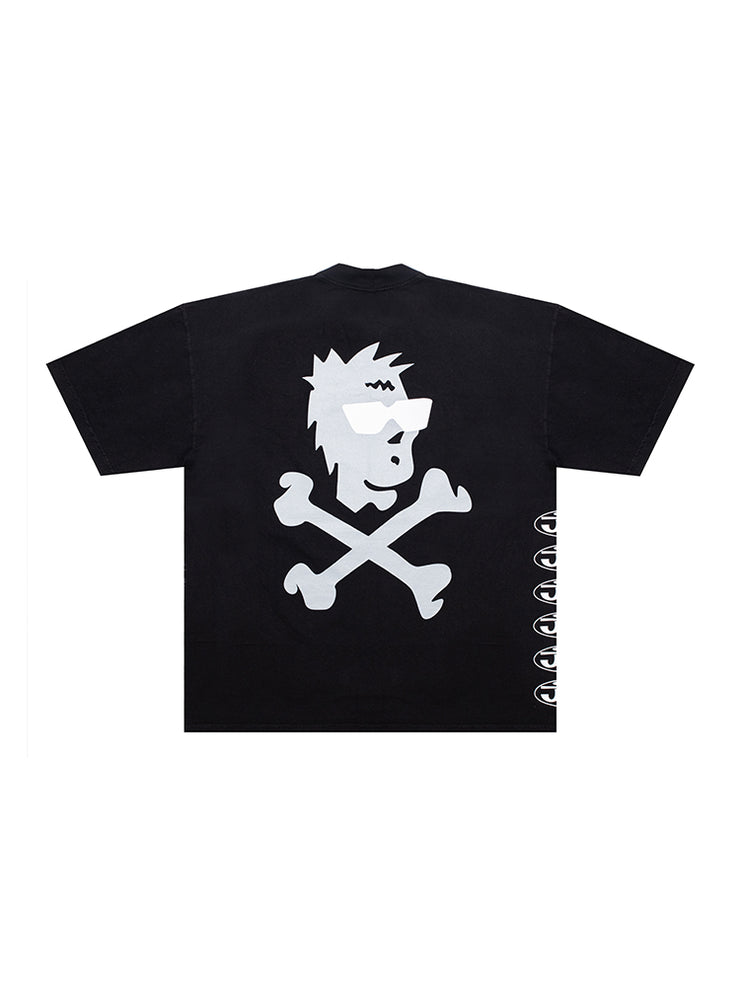Team Bones S/S Tee  - Black