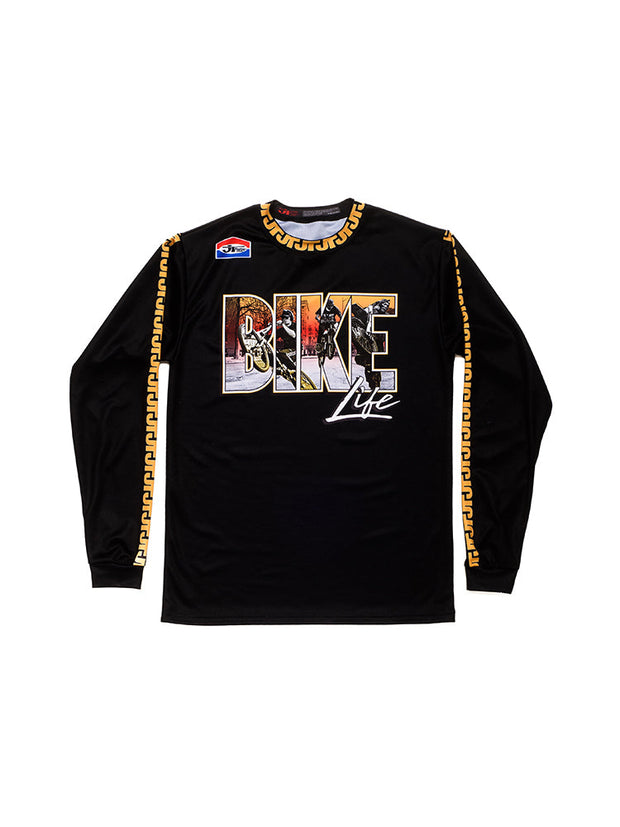 Kids Bike Life Jersey - Black and Gold (Limited Edition)