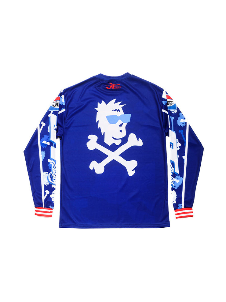 Kids Bad Bones Jersey - Blue Patriot Camo