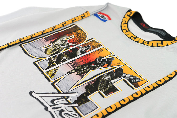 Kids Bike Life Jersey - Cream and Gold (Limited Edition)