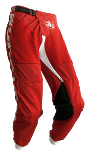 JT Moto Pant - Red and White