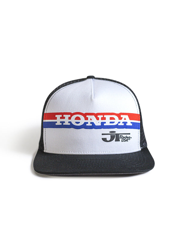 JT Racing x Honda Heritage Trucker Hat - Black