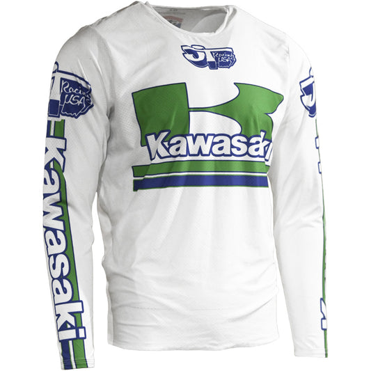 JT Racing Kawasaki Team Jersey: White