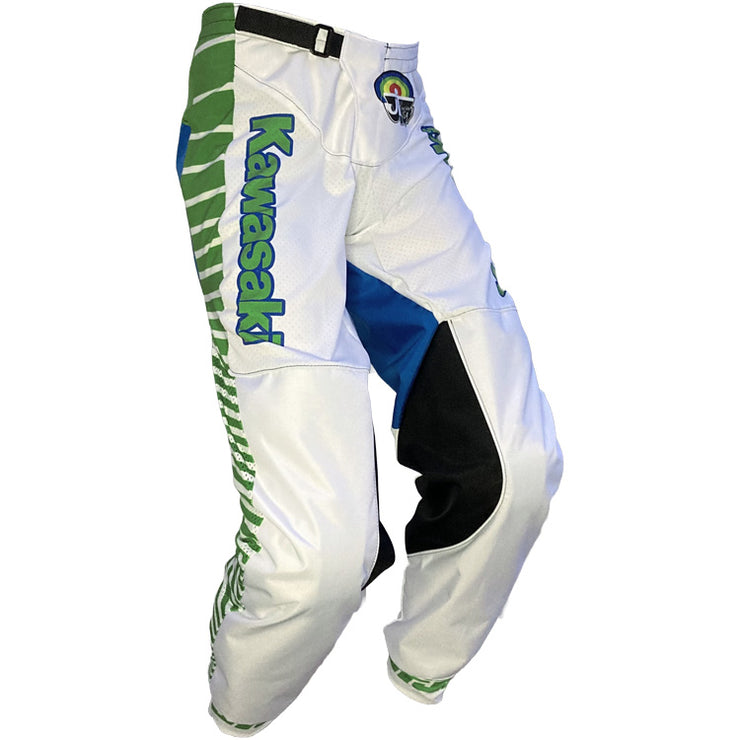 JT Racing Kawasaki Team Flo-Form Pants: White