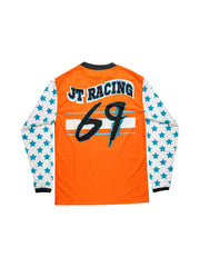 JT Racing Rock Star Jersey - Orange and White