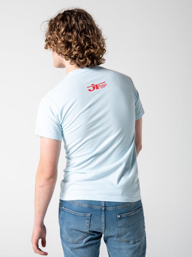 JT Heritage Tee - Sky Blue