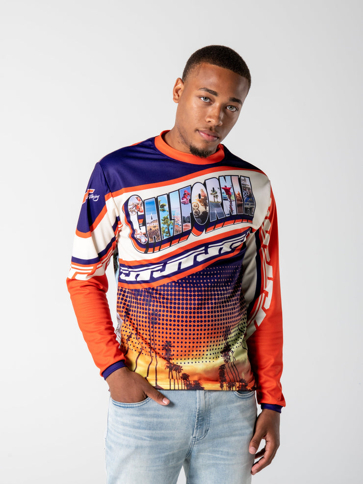 Kids Born and Raised Under the California Sun Jersey - Orange