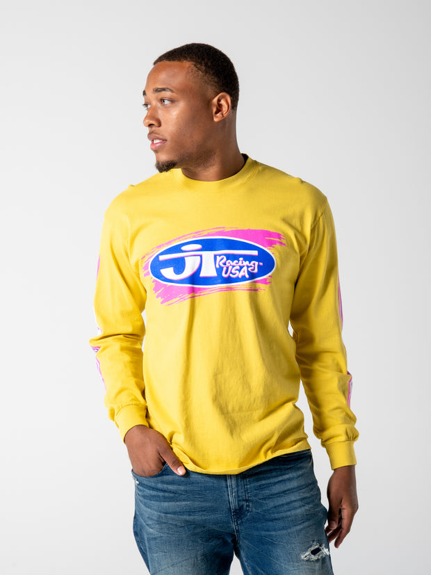 Classic Moto Tee L/S - Yellow