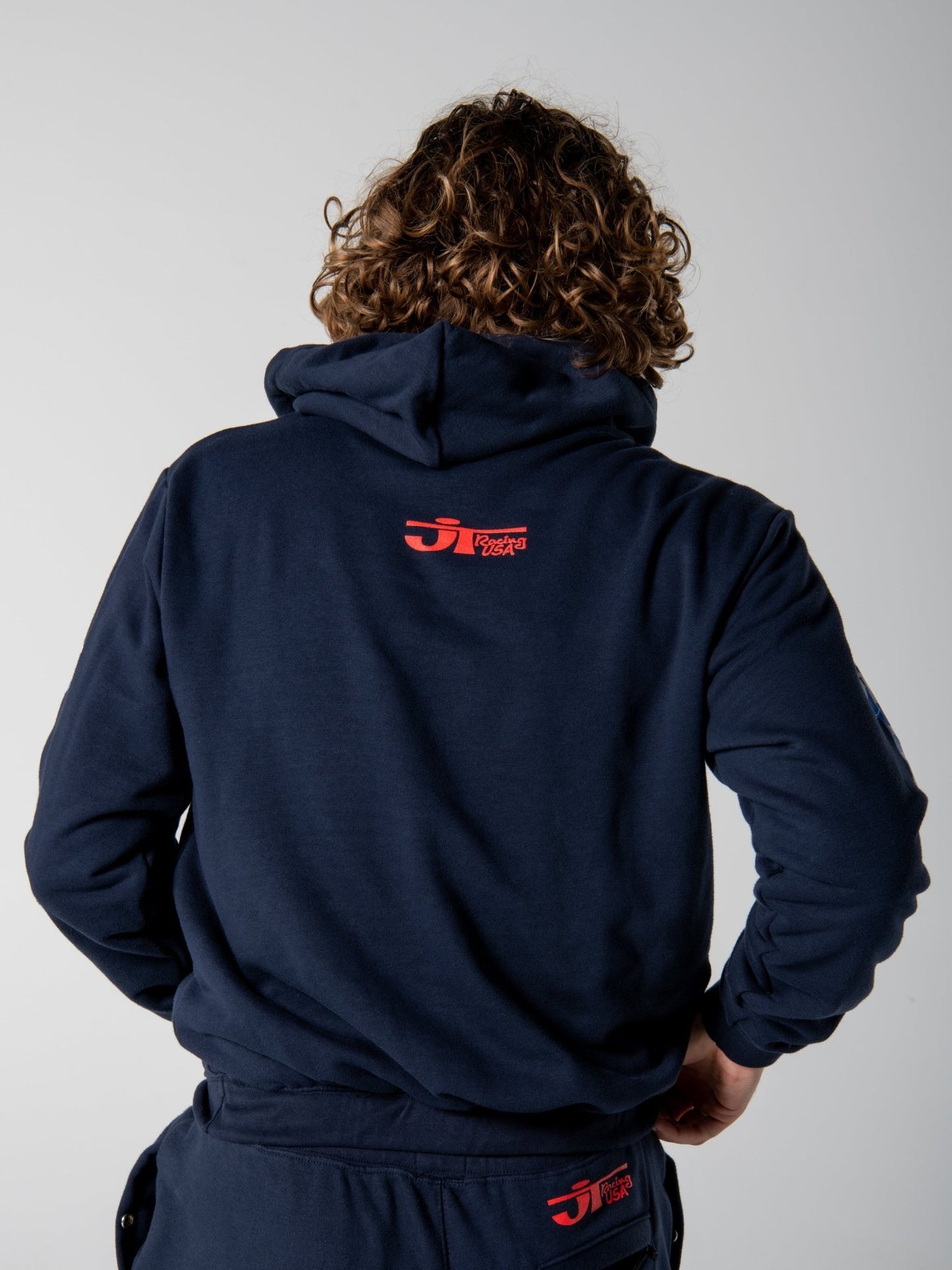 Heritage Hoodie (20oz Heavy) - Blue - JT Racing USA
