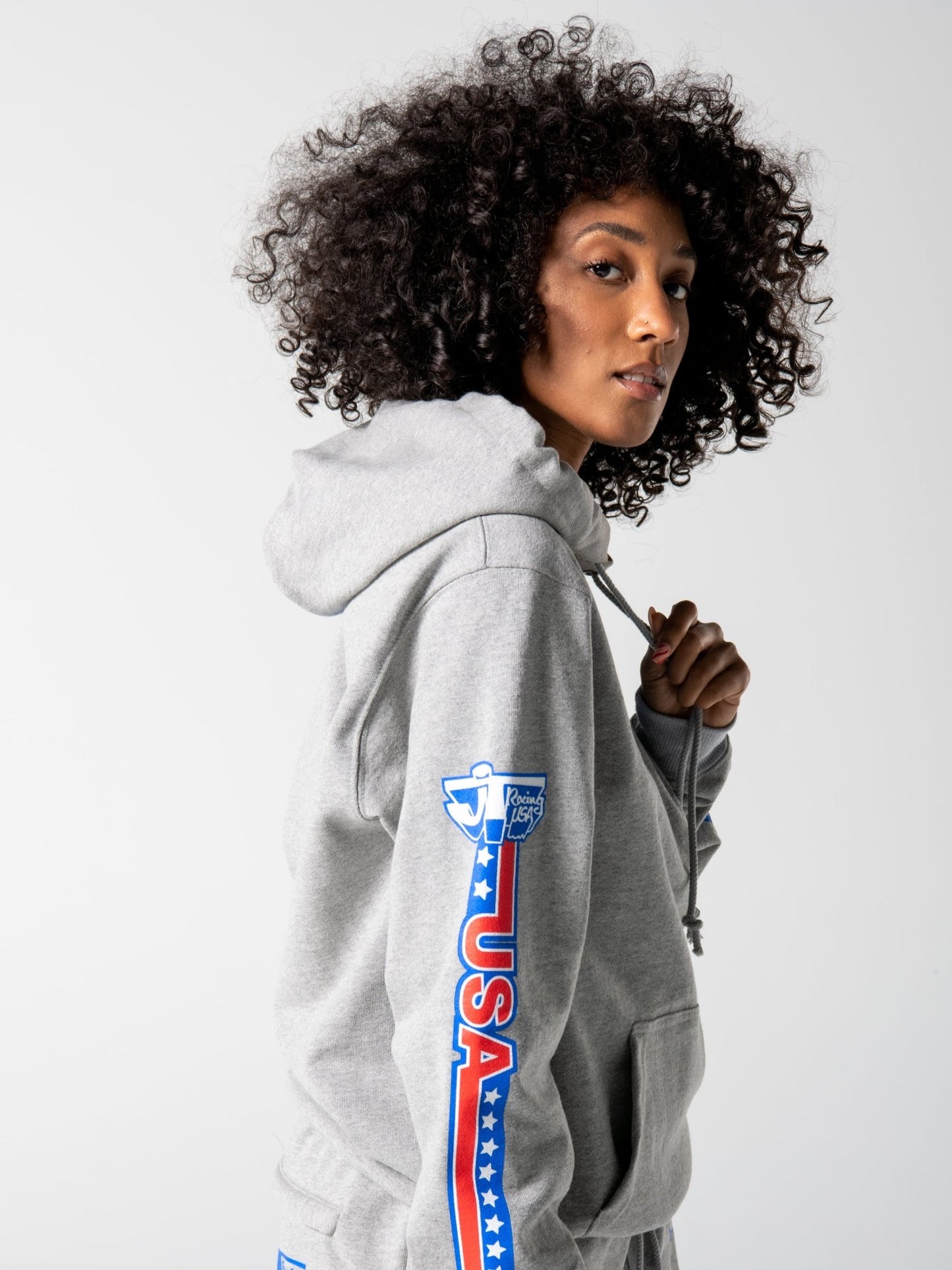 Heritage Hoodie (20oz Heavy) - Grey - JT Racing USA