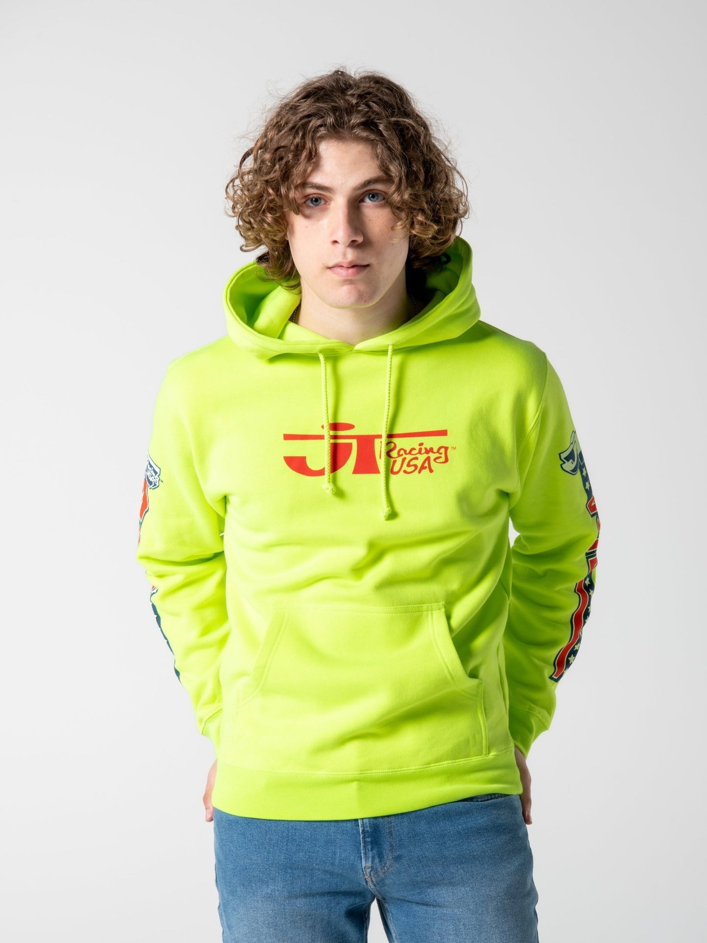 Heritage Hoodie - Green - JT Racing USA