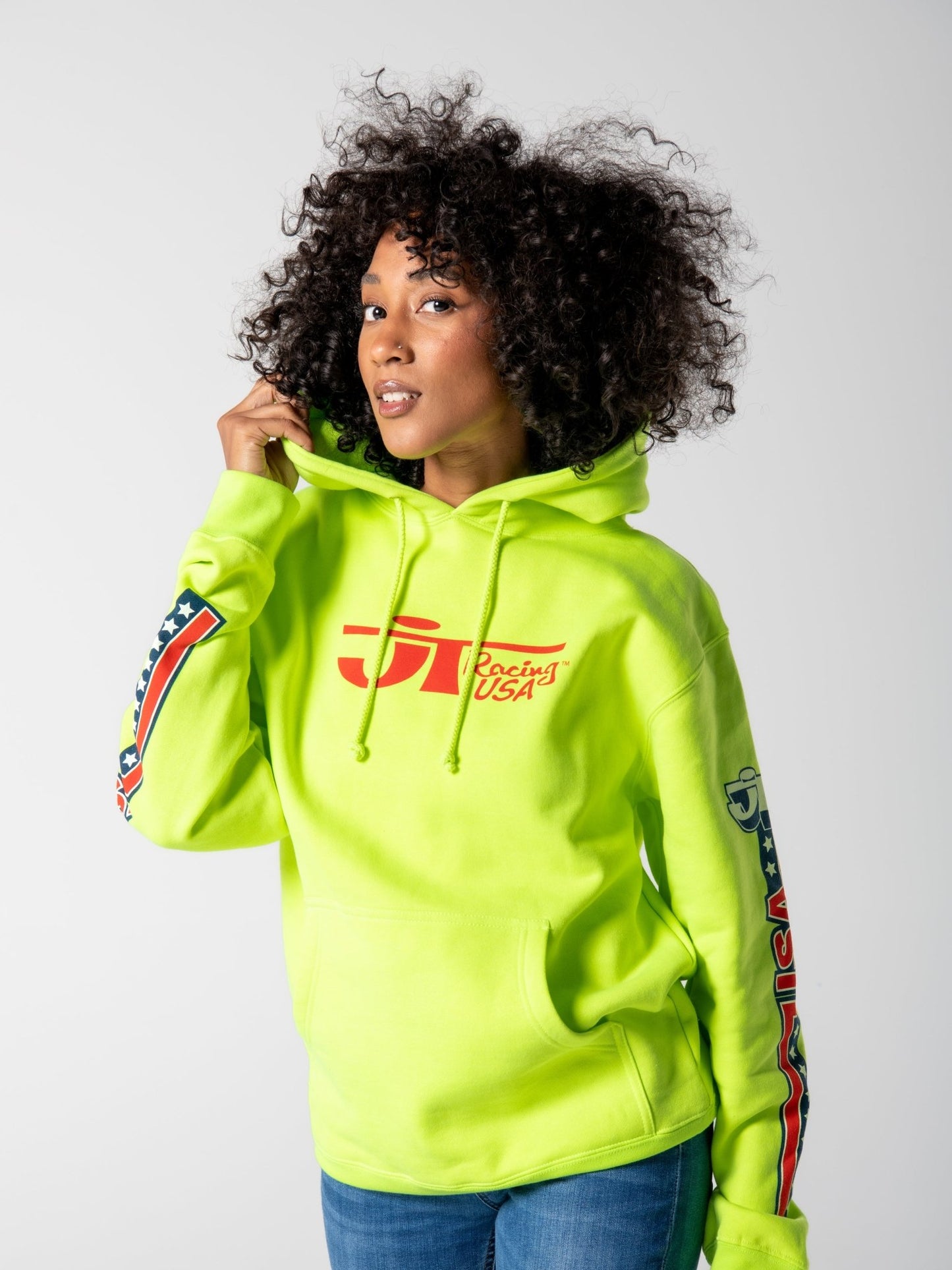 Heritage Hoodie - Green - JT Racing USA
