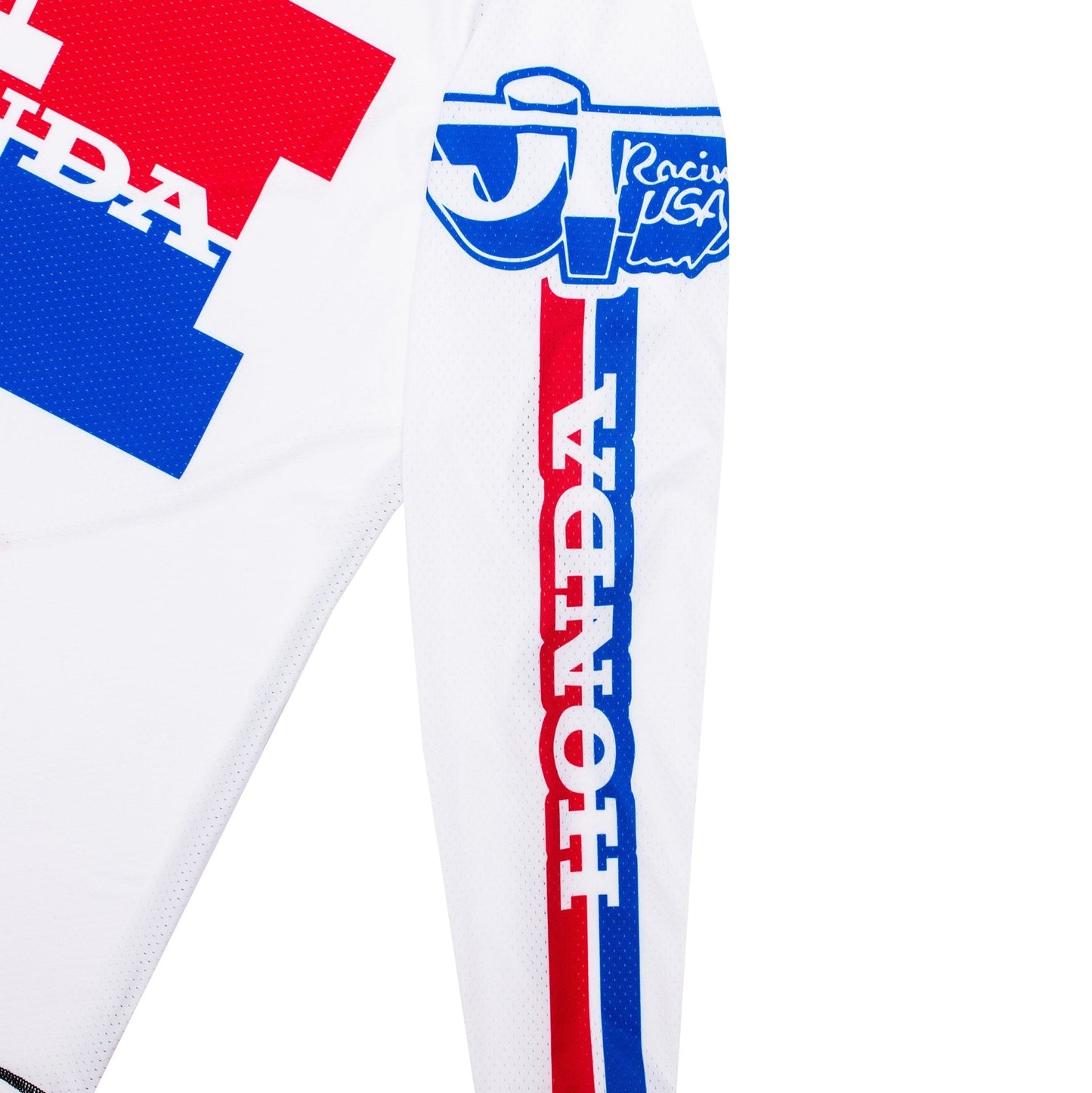 JT Racing Honda Team USA 1981 Flo - Form Pro Jersey (White) - JT Racing USA