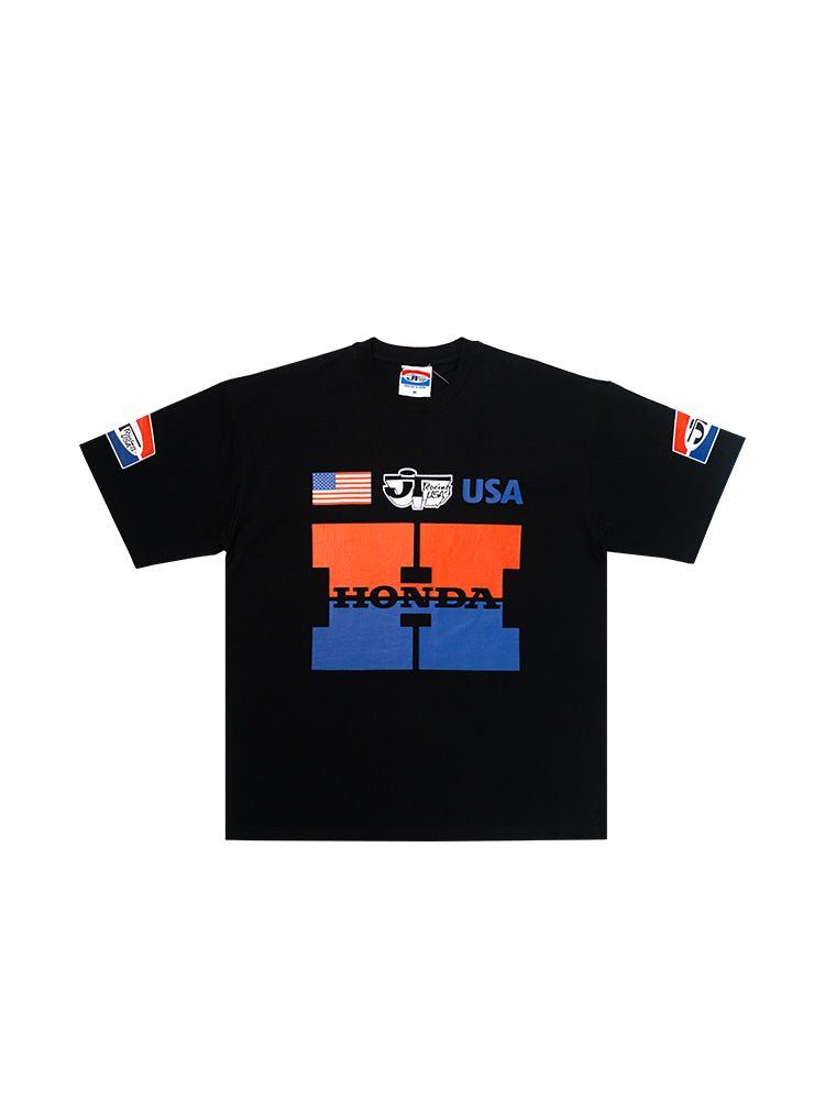 JT Racing x Honda Heritage S/S Tee - Black - JT Racing USA