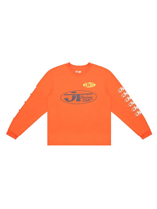 Team 3D L/S Tee - Orange - JT Racing USA